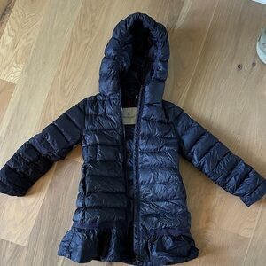 Moncler Navy Puffer Jacket for Kids